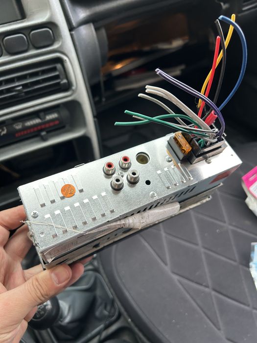 Мафон обычный рабочий для авто 1 дин