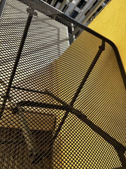 Set balcon/terasa scaune + masa metalice, pliabile