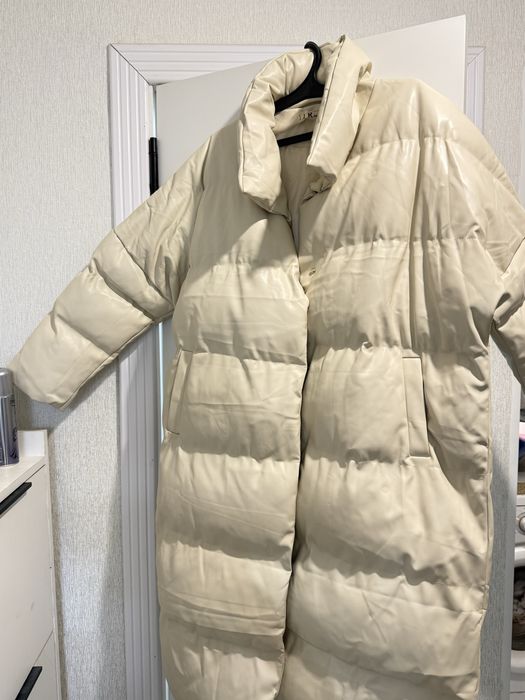 куртка,кожаная, длинная