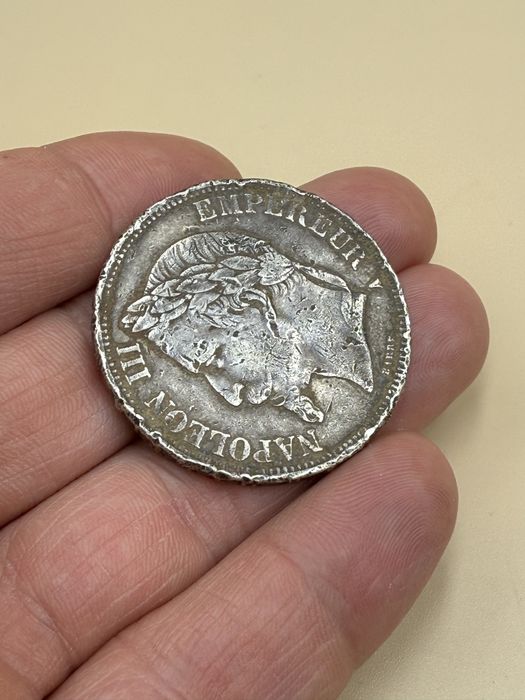 Moneda veche argint franta