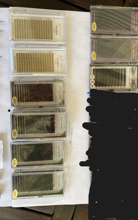 Принадлежности и консумативи за миглопластика,пинсети,мигли