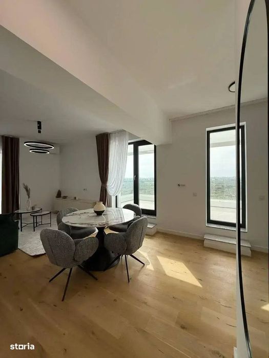 Apartament lux 2 camere | 103 mp total | plaza Pipera | Terase genero