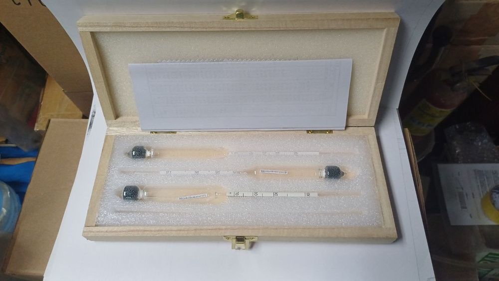 Набор ареометров для спирта