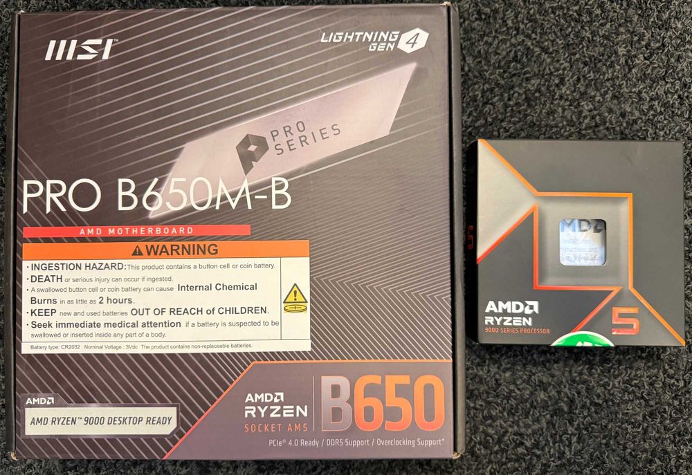 Kit AMD Ryzen5 9600x + MSI PRO B650M-B + ID-Cooling Frostflow X 120 Lite