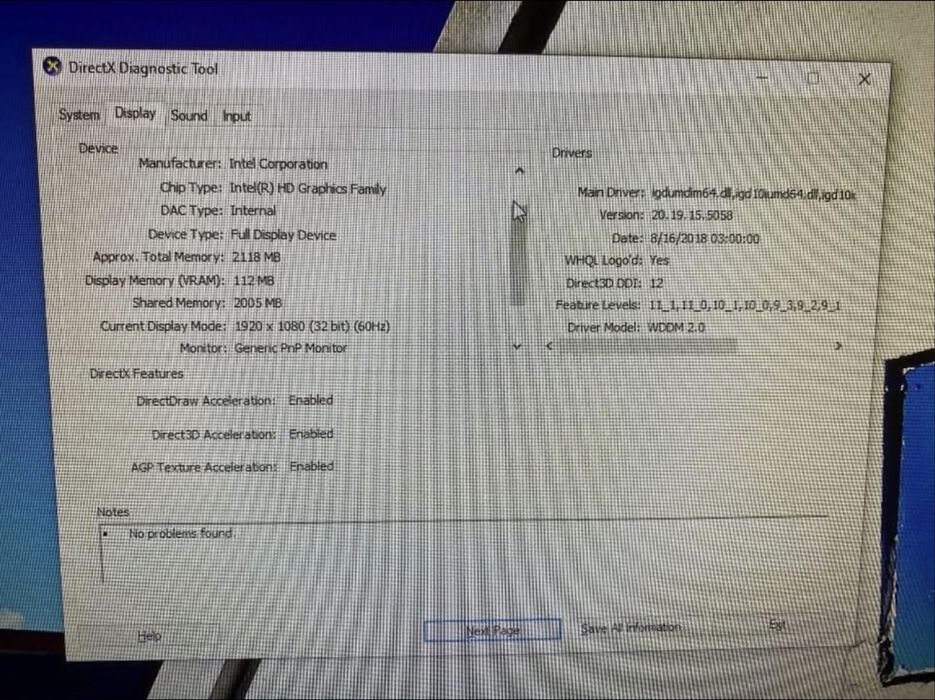 Computer HP all in one