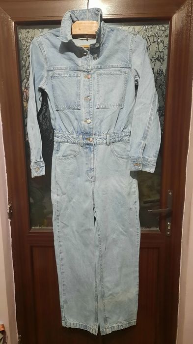 Salopetă demin Zara mărimea S/36