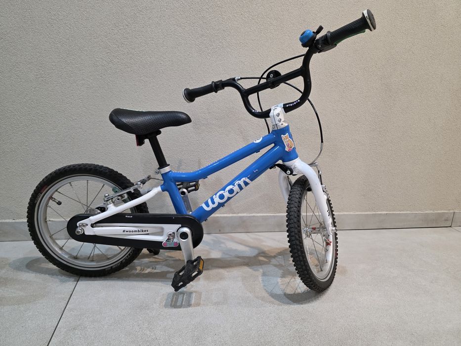 Woom 2  bicicleta albastra