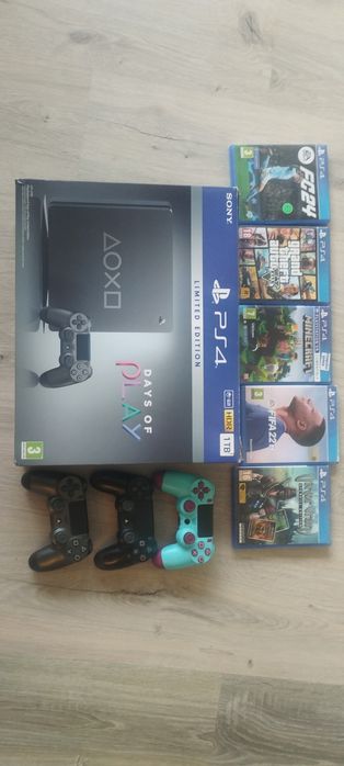 Плейстейшън 4 Едишън 1 ТВ +5 игри подарък