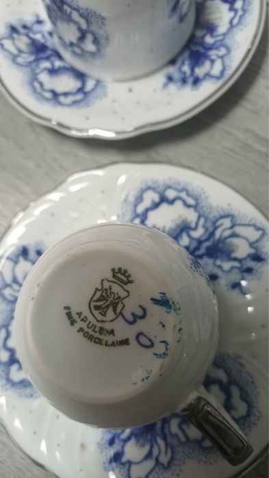 Set 11 cescute Apullum + farfurii