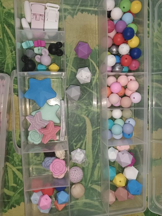 Силиконовые бусины для рукоделия