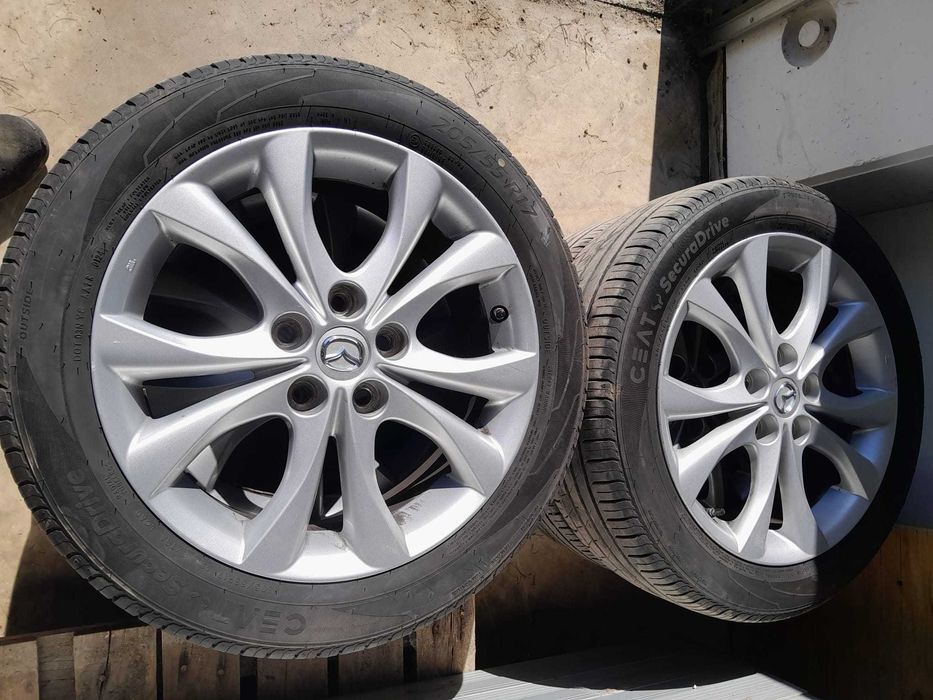 Set Jante Aliaj Originale Mazda 17" - 5x114.3 - Mazda 3, 6, CX-5, Hyundai, Kia