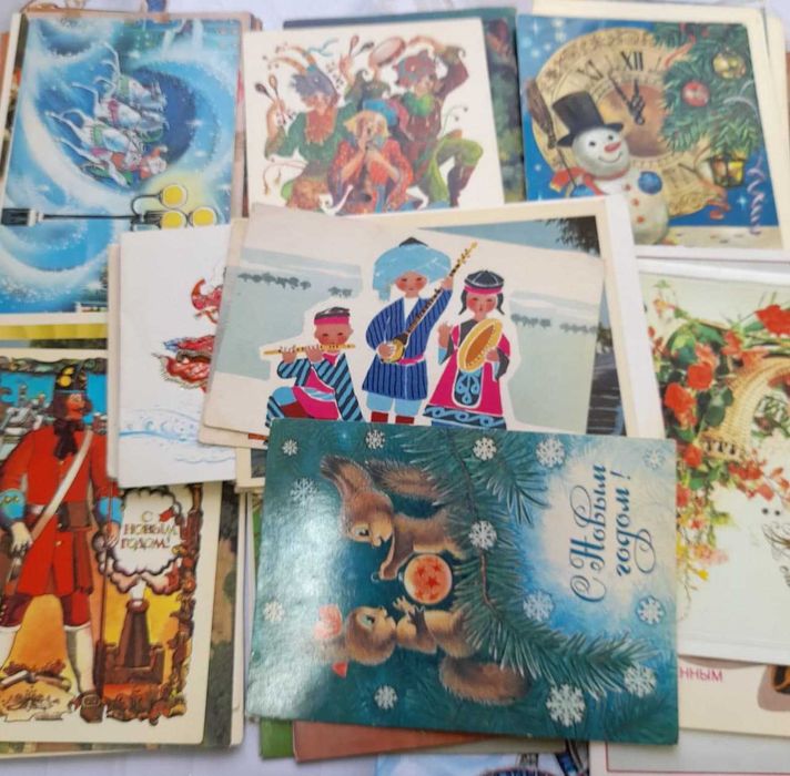 Открытки СССР - большая коллекция