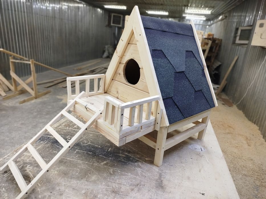 Домик для кошки утепленный