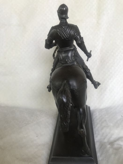 Statueta ecvestra antica