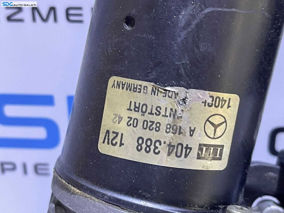 Ansamblu Brat Brate cu Motoras Stergator Stergatoare Parbriz Mercedes Clasa A Class W168 1998 - 2004 Cod A1688240405 A1688200242