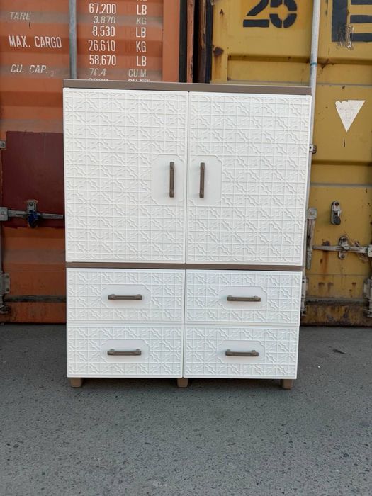 Пластиковый детский шкаф новой модели