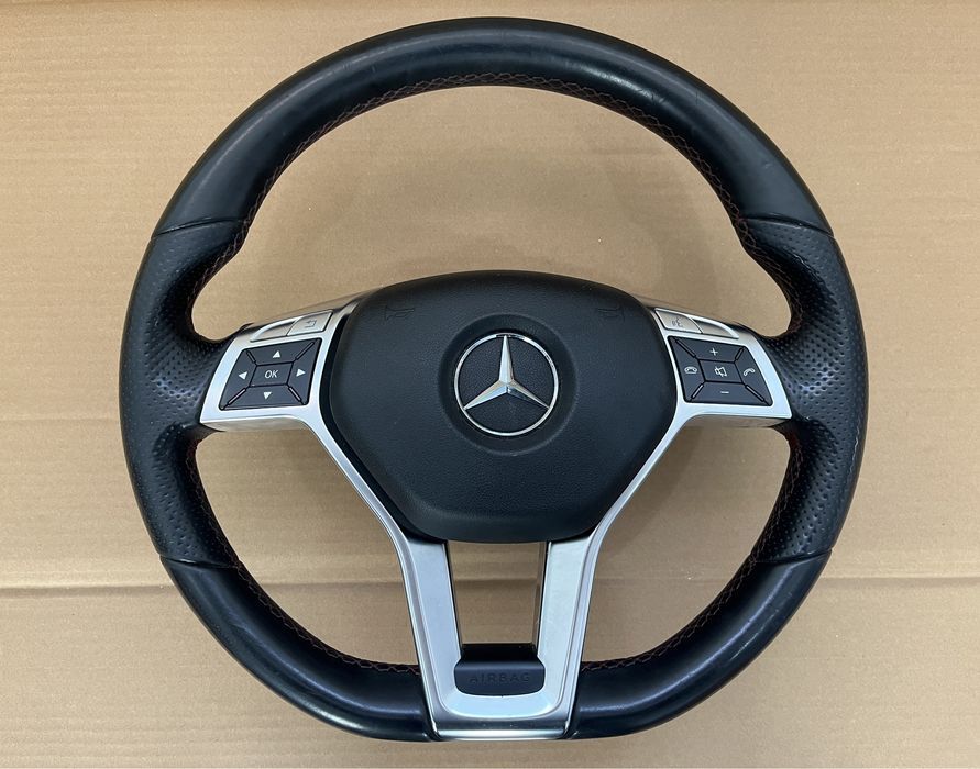 Volan piele comenzi / padele / Airbag Mercedes A W176 B W246 CLA W117