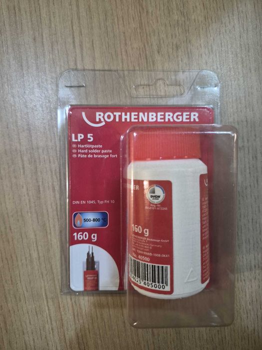 Pasta pentru lipiri tari cupru, Rothenberger LP 5, 160 g
