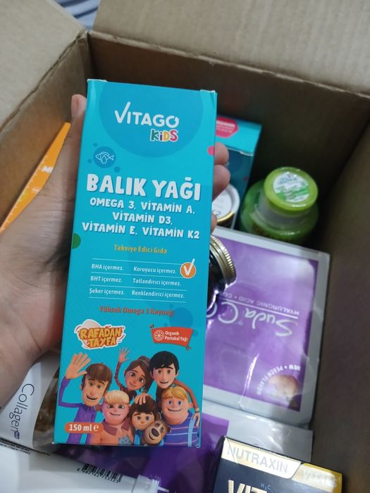 D3+k2 Magni Collagen Omega3 turetiskiy orginal mahsulotla