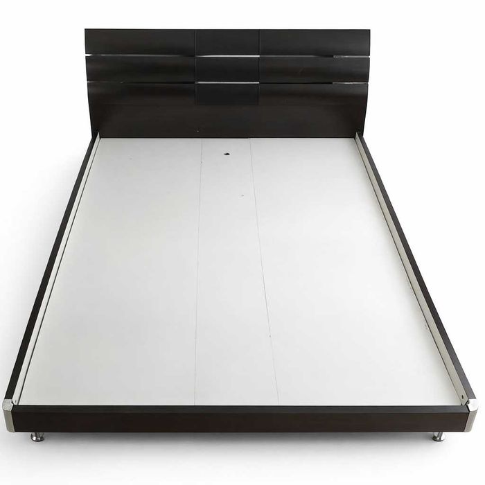 Cadru de Pat cu Somiera 200x140 cm; Pat dublu de mijloc cu 2 Sertare