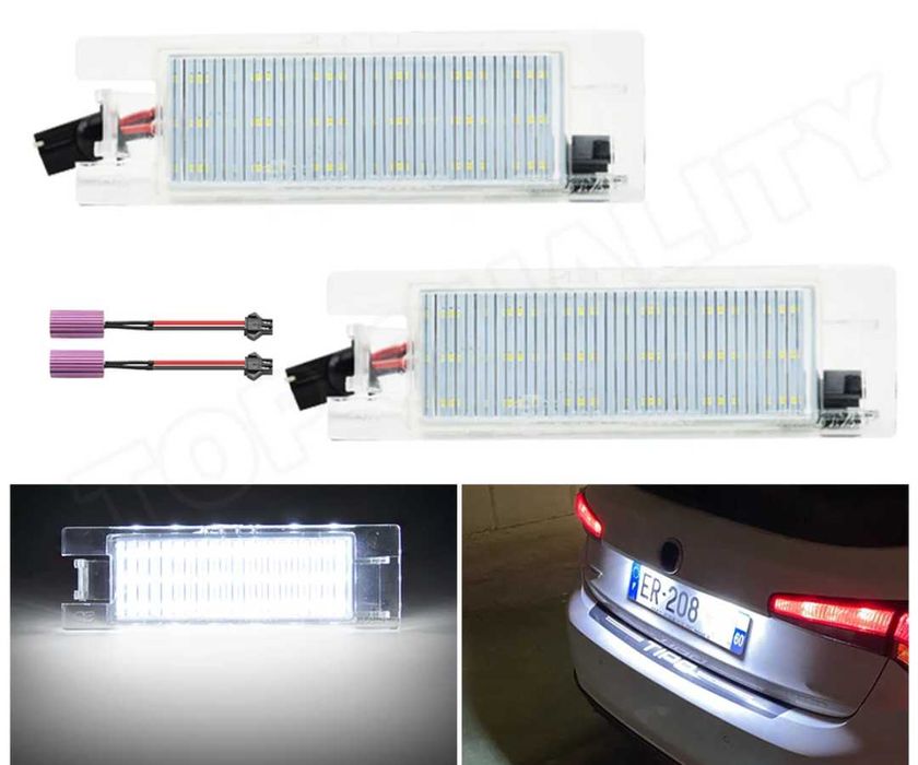 Лед плафони за задния регистрационен номер за Фиат Fiat пунто браво