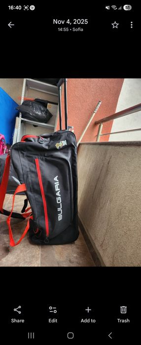 Сак на марлата Asics.