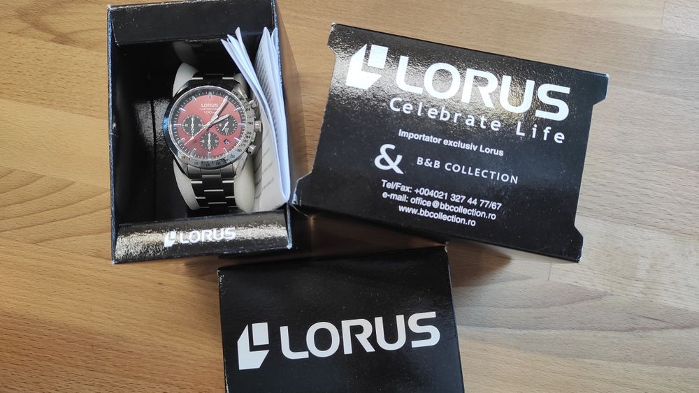 Ceas Lorus Sports RT337HX9 by Seiko - Ca Nou - Factură + Cutie + Zale