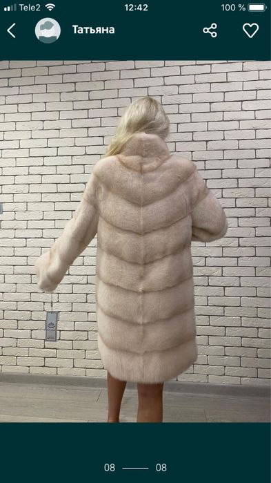 Шуба норковая новая