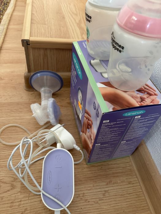 Pompa de sân electrică Lansinoh Compactă +CADOU