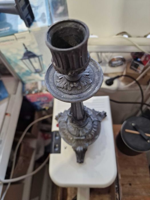 Ретро Бронзов Свещник