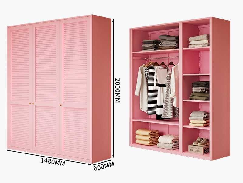 Shkaf rangli mehmonxona uchun kiyimlar osishga arzon va optom\Шкафы