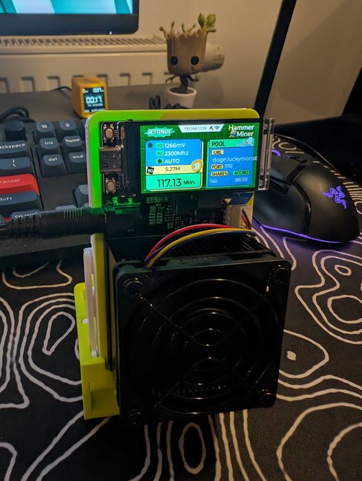 Crypto miner DOGE Litecoin Hammer Miner DC02 105MH/s