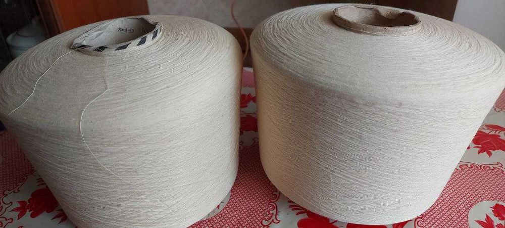 Нитки хлопчатобумажные, полушерстяные