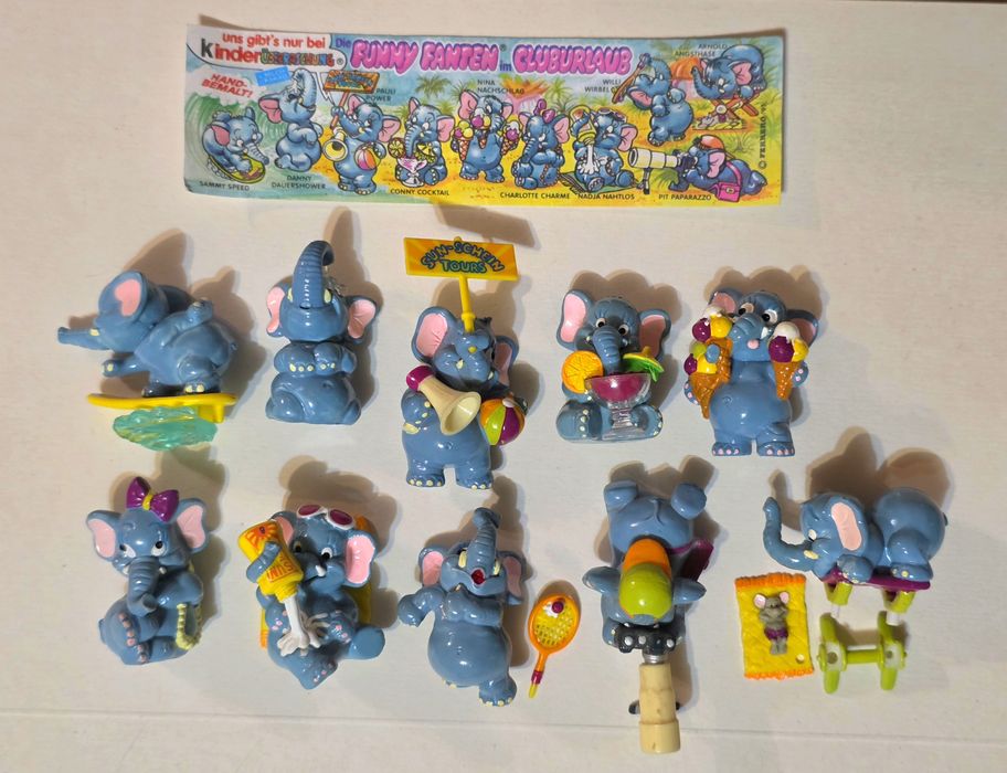 Пълни серии от Kinder Surprise