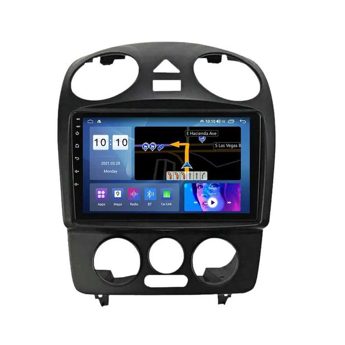 Navigatie Android 14 VW Beetle 1998-2011 Waze YouTube CarPlay + CAMERA