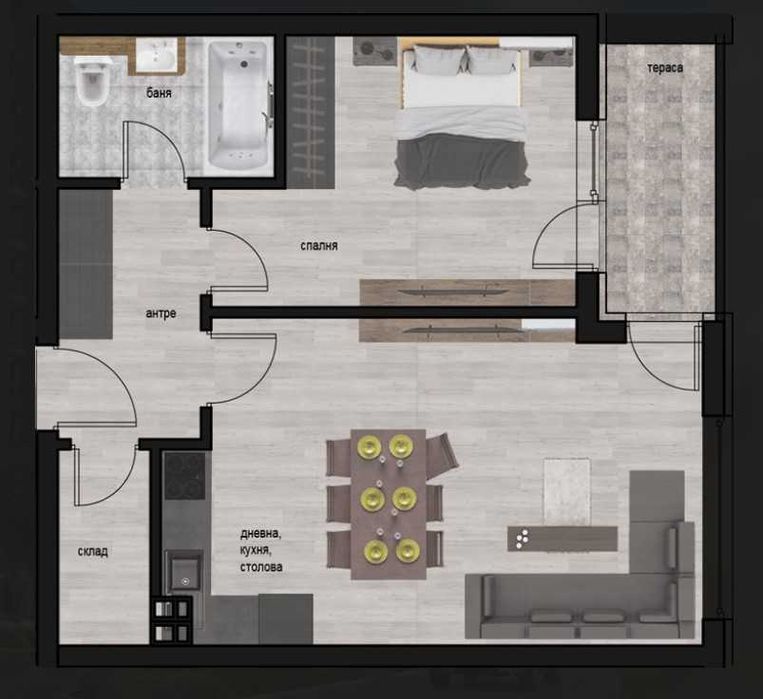 Продава се Двустаен апартамент в Пловдив, Каменица 2 - 76 кв.м за 1350 €/кв.м - Снимка #1