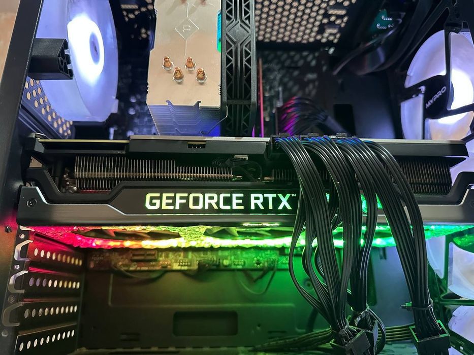 Игровой пк фулл комплект RTX 3080 GameRock 10GB / Ziffler 27” 240hz