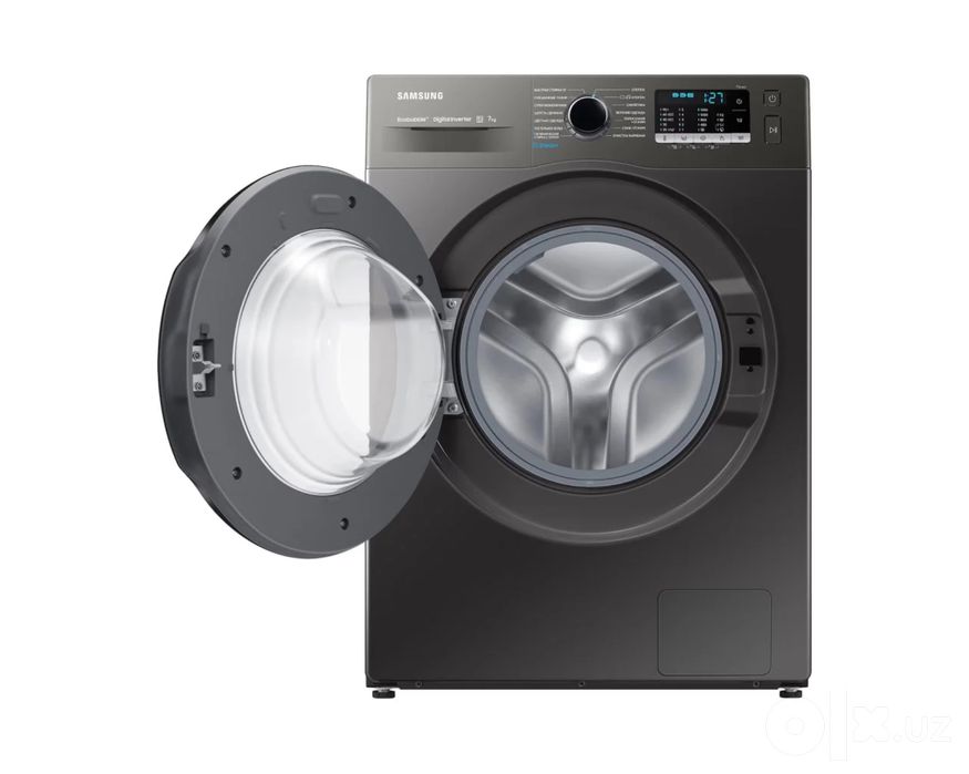 Стиральная машина SAMSUNG Ecobubble Инокс 7 кг WW70AGAS22AXLD