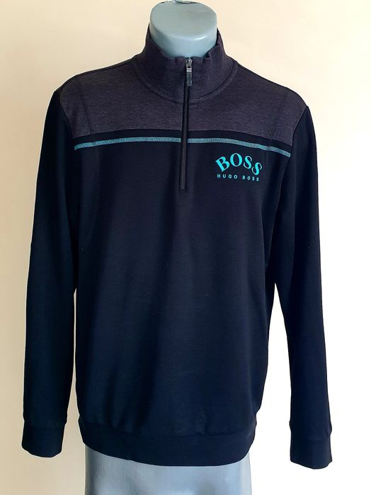 Hugo Boss  Half Zip Sweatshirt  M / L  ОРИГИНАЛ Мъжкa Блуза - Суитшърт