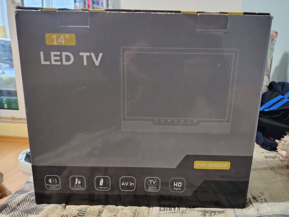 Мини тв.14 инча нов