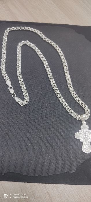 Цепь серебрянная 925пробы