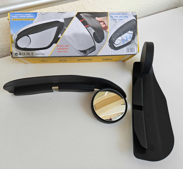 Огледало сляпа зона на автомобил с капак против дъжд