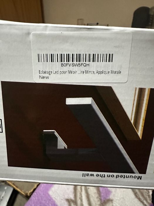 AogLed Lampa pentru oglinda baie nou, la cutie