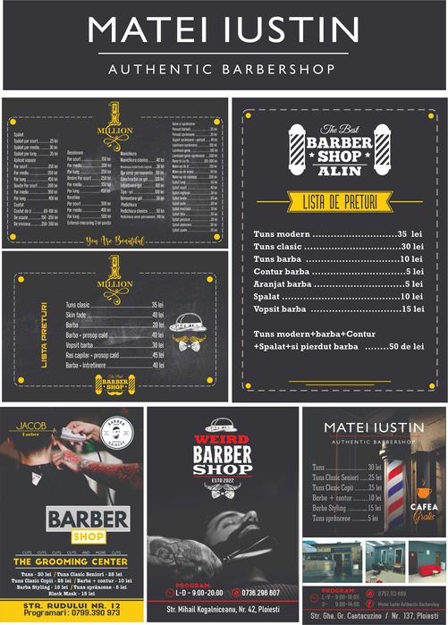 Materiale pentru frizerii