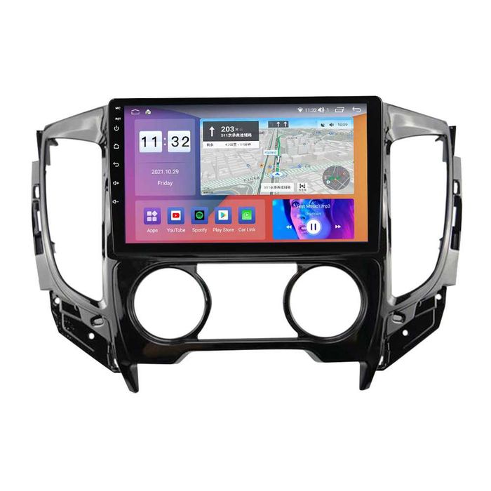Navigatie Mitsubishi L200 din 2014 - 2020 , Garantie 2GB 4GB 8GB RAM