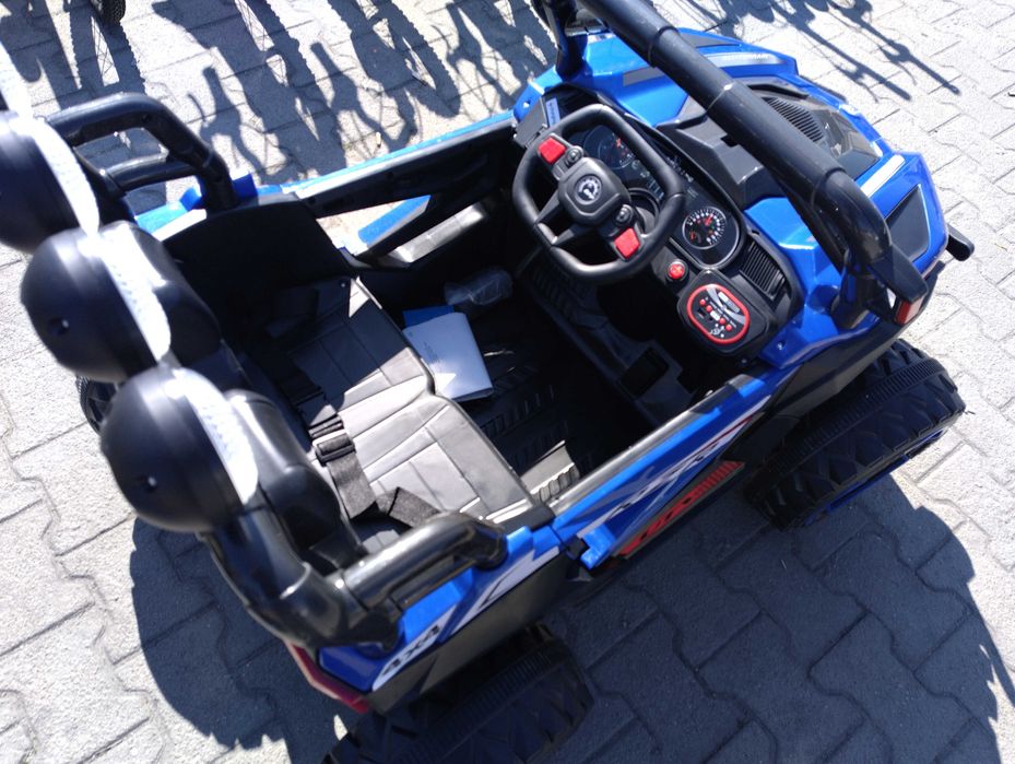 SAFARI двуместен акумулаторен джип JAKARTA 4x4 син