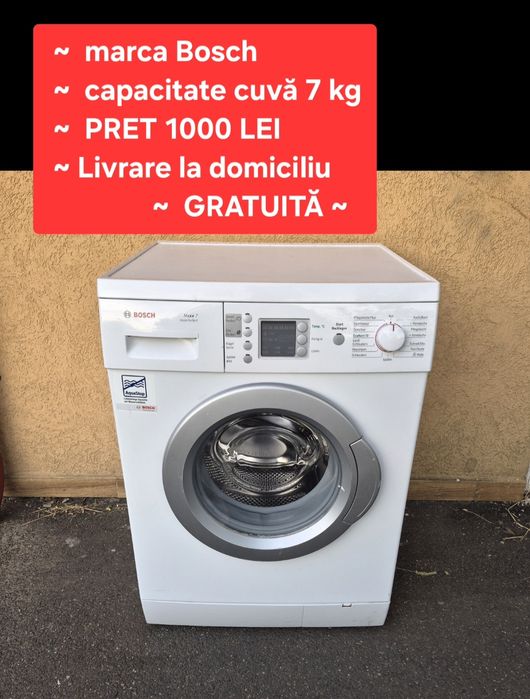 Masini de spalat rufe automate import Germania.  Wa 60665 A++ / A+++