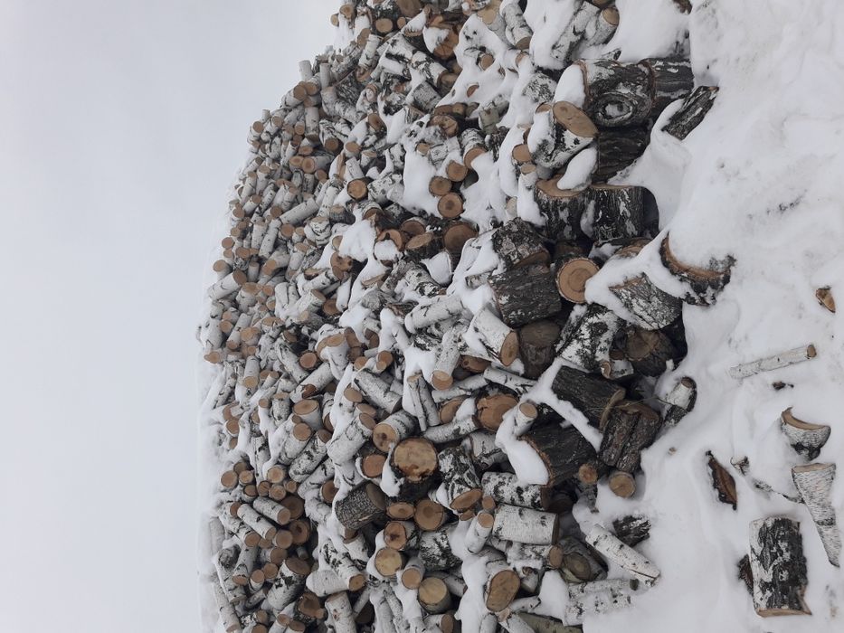 Дрова колотые, швырок, горбыль, опилки.