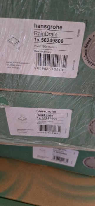 Vand rigole dus noi, sigilate, Hansgrohe RainDrain Point, placabile