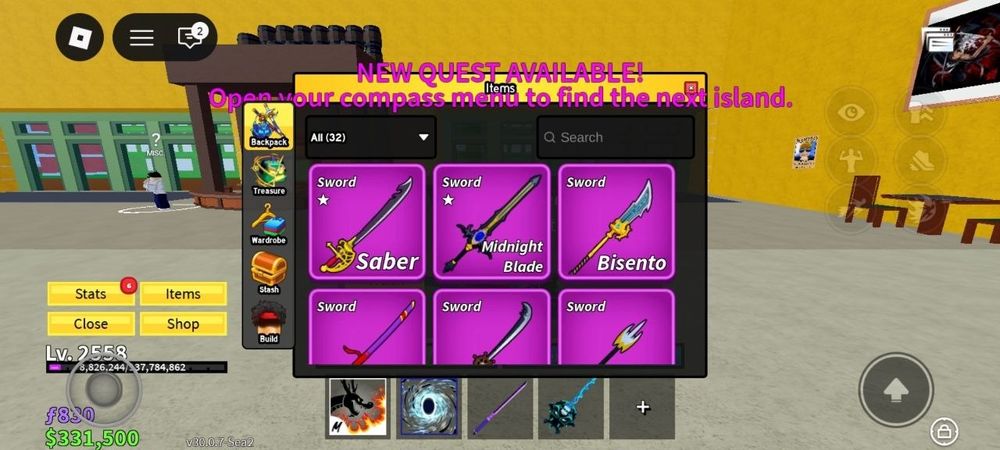 Блокс фрутс акаунт